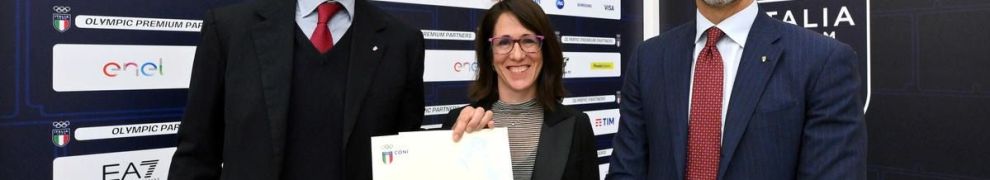 Cerimonia premiazione CONI Silvia Camporesi